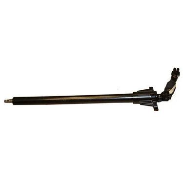 E-Z-GO OEM steering column assembly for golf carts, premium replacement part, black steering wheel and column components visible.
