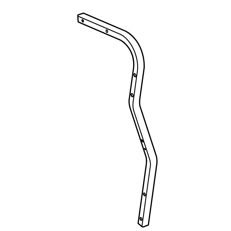 OEM E-Z-GO Painted Rear Left Strut Tube 10027152G01 Direct Fit Golf Cart Replacement Part - Rainier Parts