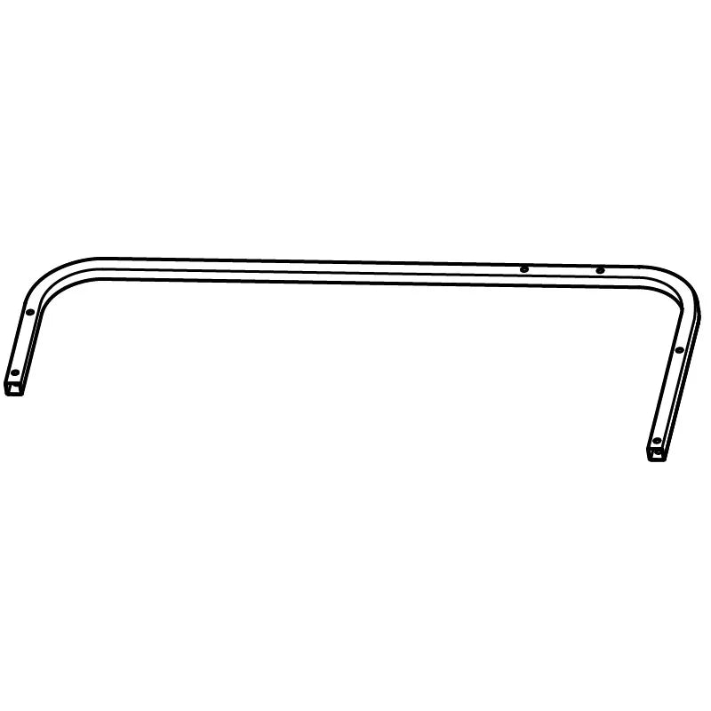E-Z-GO OEM rear strut for Shuttle 2 golf cart suspension, replacement part with metal construction and mounting points.