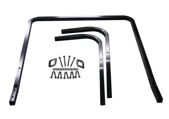 E-Z-GO OEM rear struts kit for golf carts, durable replacement suspension system with struts and hardware installed