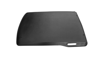 E-Z-GO OEM 27069G11 black 54-inch blow-molded sun canopy for golf carts, UV protected and durable.