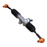 E-Z-GO OEM steering rack assembly for RXV golf carts, premium service replacement, showing the assembled rack with mounting points.