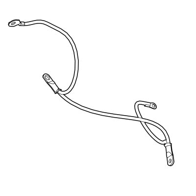 E-Z-GO OEM battery ground cable to frame for golf carts, durable low impedance ground path, SVC-CABLE model 602070.