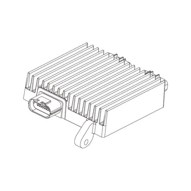 E-Z-GO OEM ISG EX1 SVC Controller for golf carts, high-performance power management, black electronic control device.