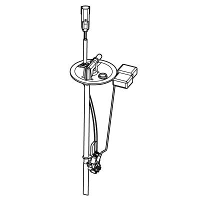 E-Z-GO fuel pickup assembly OEM 659206 for golf carts, featuring SDR MWB service replacement with visible fuel line and connector parts.