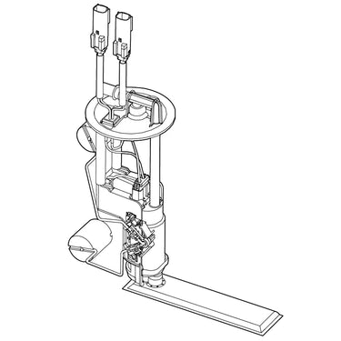 EZGO RXV Fuel Pump Service Assembly OEM 10027048 SDR Genuine Replacement Part for Golf Carts - Rainier Parts