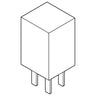 E-Z-GO SVC-RELAY Micro ISO 12V OEM 663593 Relay for Golf Carts High Quality Automotive Part - Rainier Parts
