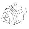 E-Z-GO OEM oil pressure switch for golf carts with ISG EFI engines, showing the SVC-SWITCH component for real-time monitoring.