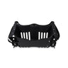 E-Z-GO RXV Sweater Basket Assembly for golf carts, black plastic storage upgrade, designed for easy organization and convenience.