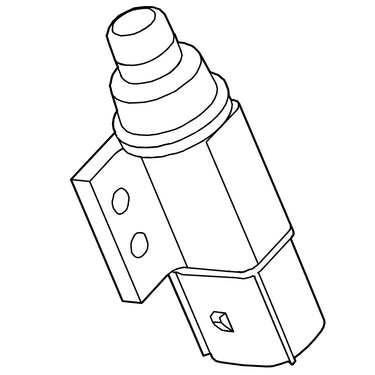 E-Z-GO OEM pedal switch with dual-contact NCNC design and Molex connector for golf carts, model 653242.