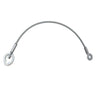 E-Z-GO OEM tailgate cable assembly for mid-size golf carts, replacement part, with metal cable and attachment hooks