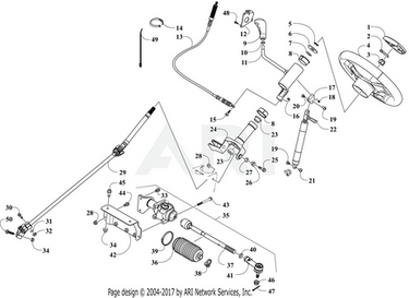 E-Z-GO Outer Tie Rod End 0405-486 OEM Replacement Part for Golf Carts Premium Direct Fit - Rainier Parts