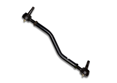 E-Z-GO OEM tie rod tow bar for golf carts, high-quality replacement part, showing the sturdy metal component with mounting points.