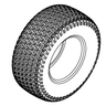 E-Z-GO OEM Service Tire 652986 Kenda K500 20x8-10 6-Ply OEM Replacement for Golf Carts - Rainier Parts