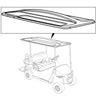 E-Z-GO OEM 606937 80 Inch HDPE Golf Cart Roof Black UV Resistant Weatherproof Top for EZ-GO Models - Rainier Parts