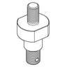 OEM EZGO Pivot Bolt 635464 For Premium Golf Towbar Tow Connection For Golf Carts - Rainier Parts