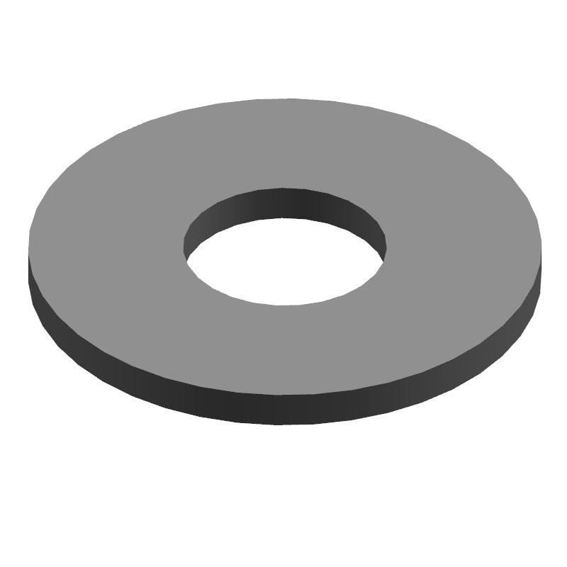 E-Z-GO washer 5/16-inch replacement part for golf carts, showing durable hardware component with a metallic finish.