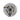 E-Z-GO RXV 8-inch chrome stainless steel wheel cover for golf carts, compatible with 2013-2015 RXV Fleet models, 48V and gas.