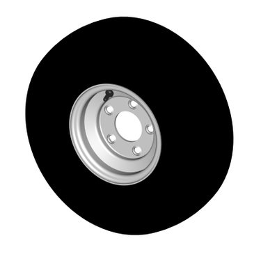 OEM E-Z-GO Wheel Assembly 736670 5-Bolt Rim Replacement for Golf Carts Durable Performance - Rainier Parts