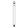 E-Z-GO steering wheel shaft replacement for golf carts, OEM part number 628498, showing a black metal wheel shaft with mounting points.