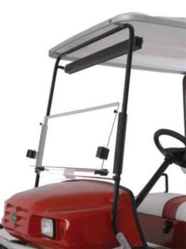 EZ-GO OEM Windshield 71966G04 30/70 Split Kit for ST MPT Workhorse Golf Carts Durable - Rainier Parts