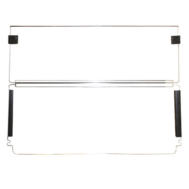 E-Z-GO PF12649 OEM Clear Windshield For Golf Carts Weather Shield With Tool Free Install And Crystal Clarity - Rainier Parts