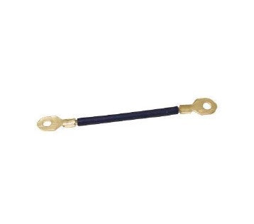 E-Z-GO 6 AWG blue wire assembly with 150mm lead, durable electrical component for golf cart power connection.