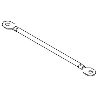 E-Z-GO OEM 6GA wire assembly, 6ft high conductivity power cable for TXT and Medalist golf carts, durable electrical component.