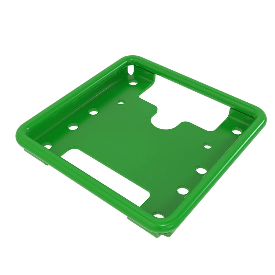 John Deere PF81190 GPS mounting bracket, durable and reliable, shown installed on professional farm equipment.