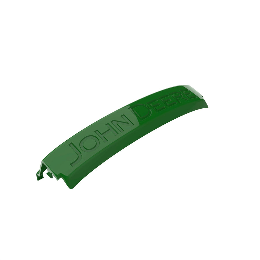 John Deere M154004 bumper with durable front hood protection for John Deere equipment, shown from the left side.