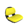JOHN DEERE AUC13500: Yellow Seat Assembly showcasing ergonomic design and durable material for optimal comfort.