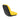 Side view of John Deere VG11696 Adjustable Yellow Seat emphasizing ergonomic support and premium quality materials.