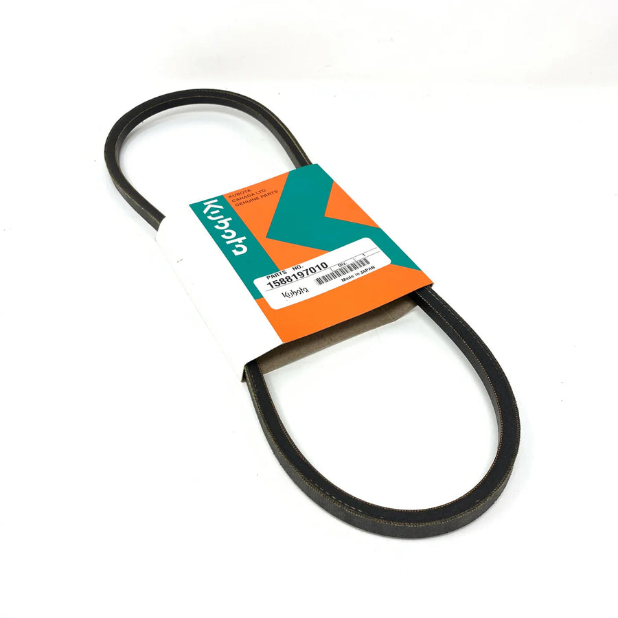 Kubota Engine Fan Belt 15881-97010, high-quality replacement belt for Kubota equipment, reliable performance for engine operation.