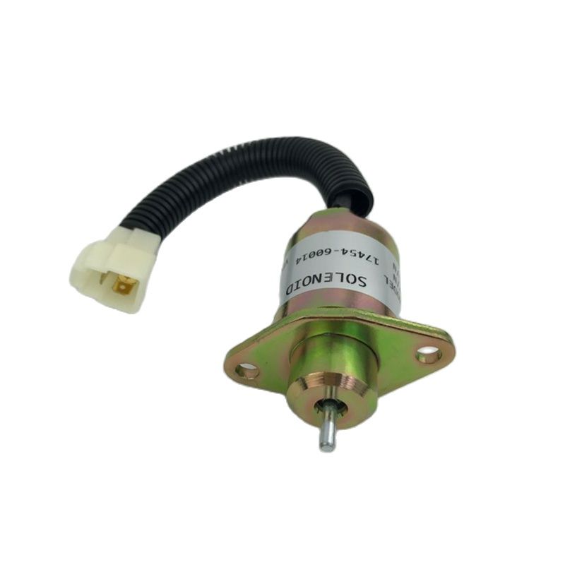 Kubota 24V solenoid stop for 16296 60014 engines, enhancing farm equipment performance and reliability.