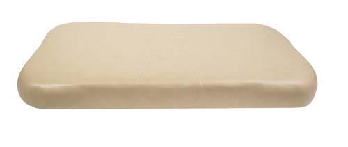Nivel N3006 EZGO RXV golf cart seat bottom assembly in beige, designed for 2008 and up EZGO RXV models.