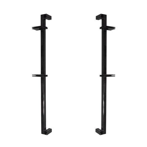 Nivel MadJax Armor Nerf Bar Brackets for EZGO TXT golf cart, durable non-slip step brackets with protective design.