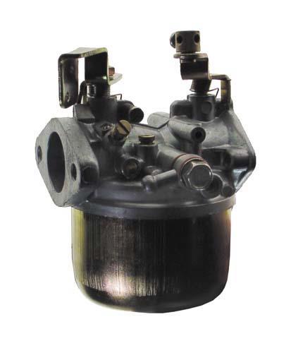 Nivel EZGO Carburetor N17558 for 1988 EZGO golf carts, replacement part, includes throttle and fuel inlet components.