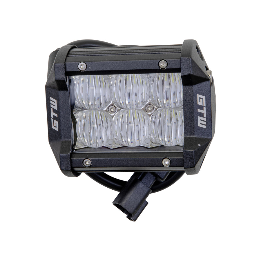 Nivel N02-087 GTW 4-inch double row LED light bar for golf carts, weatherproof, high-intensity beams for improved visibility and safety.