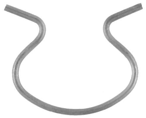 Nivel Spring Clip N13185 for Yamaha G14 G16 golf carts, durable metal clip used in golf cart maintenance and repairs.