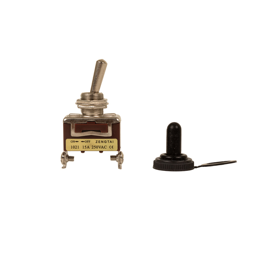 Nivel XSeries Storm Run Tow switch for golf carts, premium replacement switch with a black plastic body and metal terminals.