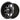 NIVEL 19-234 12-Inch GTW Vortex Matte Gray All-Terrain Wheel installed on a vehicle, emphasizing its off-road capabilities.