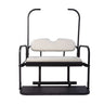 Rainier Parts Club Car DS Flip Seat Kit in white for 1982-2000 golf carts, durable and easy to install.
