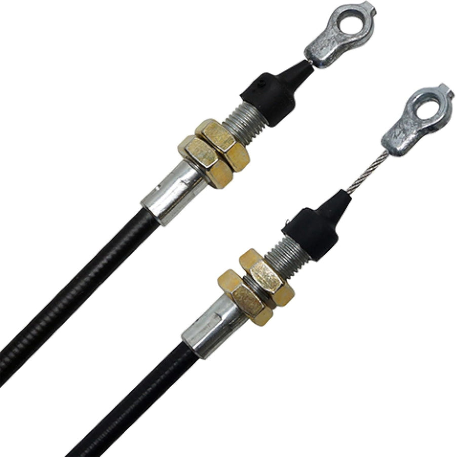 Red Hawk OEM accelerator cable for EZ Go Marathon golf carts 1991-1994, showing the black cable with connectors.