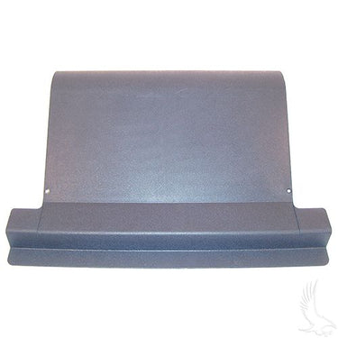 Red Hawk OEM BP-0017 access panel for EZGO TXT golf cart, designed for electric and gas models, shown in red.