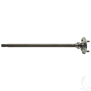 Red Hawk axle assembly AXL1009 for Club Car Tempo and Precedent golf carts, passenger side upgrade, durable and premium quality.