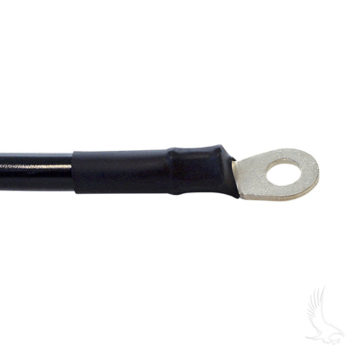 Redhawk BAT1027A battery cable set for EZGO TXT golf cart, includes 7 and 14 inch 4-gauge cables, suitable for 48V systems.