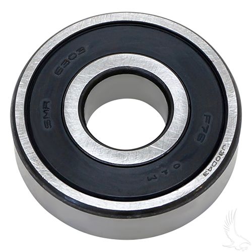 Redhawk BRNG-014 sealed bearing for EZGO, Club Car, and Yamaha electric golf carts, shown in a clear close-up image.