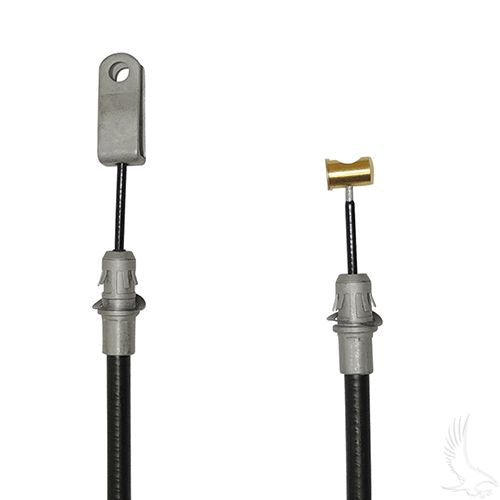 Redhawk brake cable CBL-070 for EZGO RXV golf cart, durable red brake cable with secure fitting and high performance.