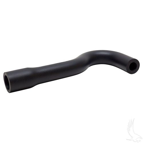 Red Hawk breather tube for EZ-GO RXV 08 Plus and TXT Kawasaki engine golf carts, designed to ventilate engine fumes.