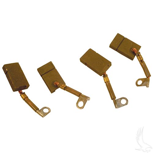 Red Hawk MOT2100 Brush Set for Starter Generator OEM Four Piece Kit for EZGO Club Car Yamaha Gas Golf Carts